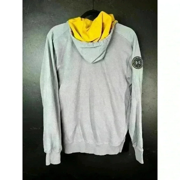 Brothers and Sons Men's French Terry Anorak 1/4 Zip Hooded Pullover - Size M - Picture 6 of 8